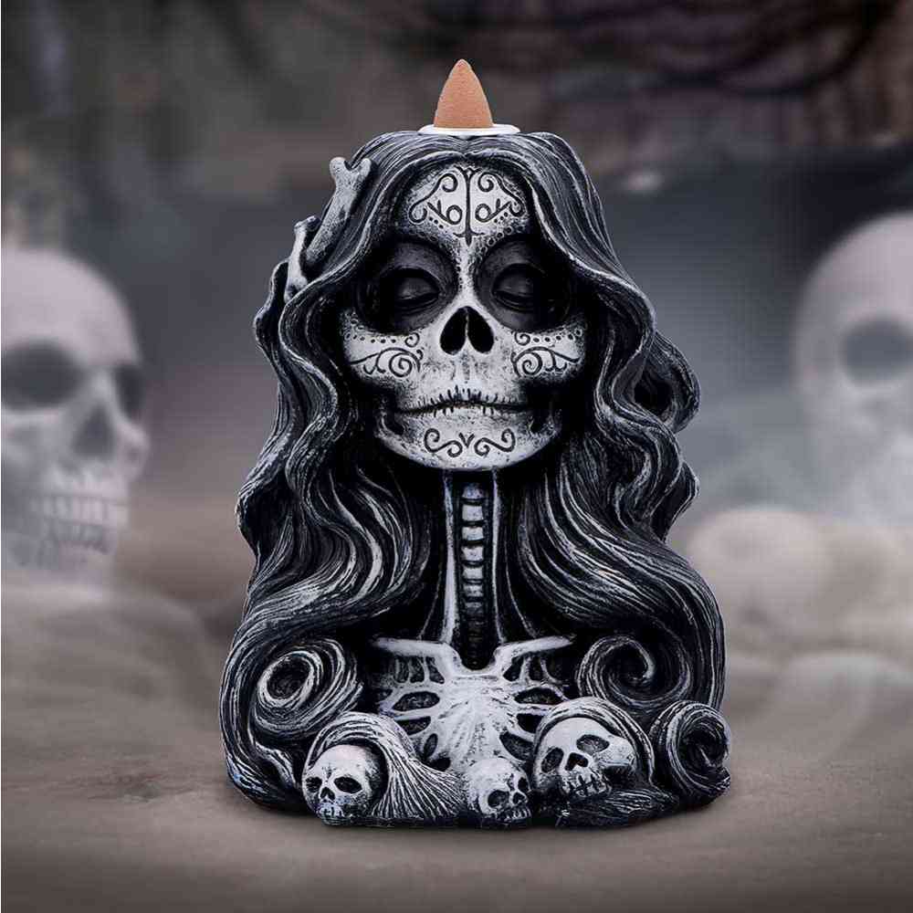 Nemesis Now - Calavera's Offering Backflow Incense burner - Multicolours